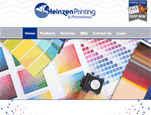 Tablet Screenshot of heinzenprinting.com